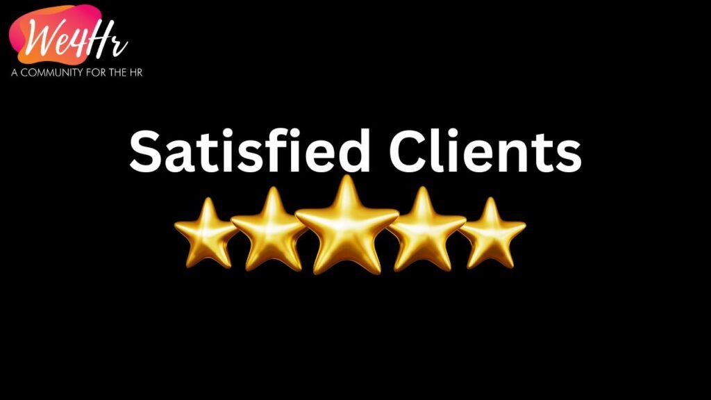 happy clients have to say about WE4HR